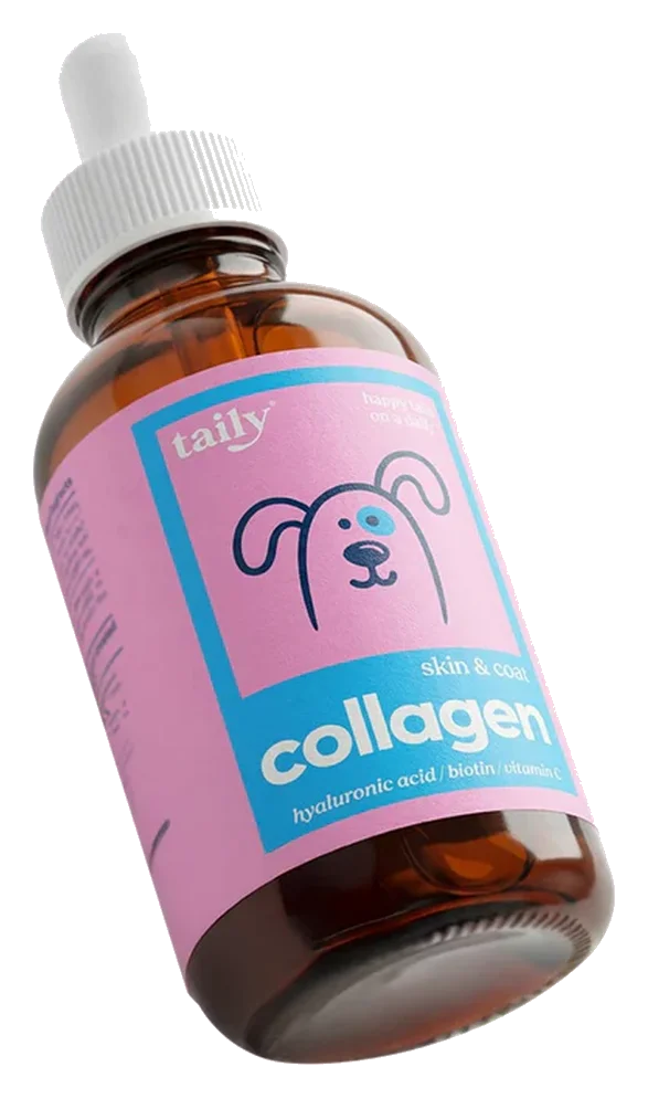 Taily Liquid Collagen bottle with dropper
